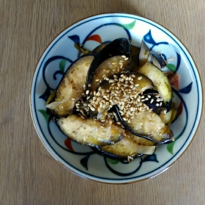 茄子醤油ごま油漬け